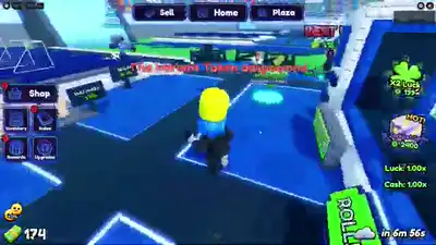 Placing a Blue Lock Farm character on a base slot while a locker opens