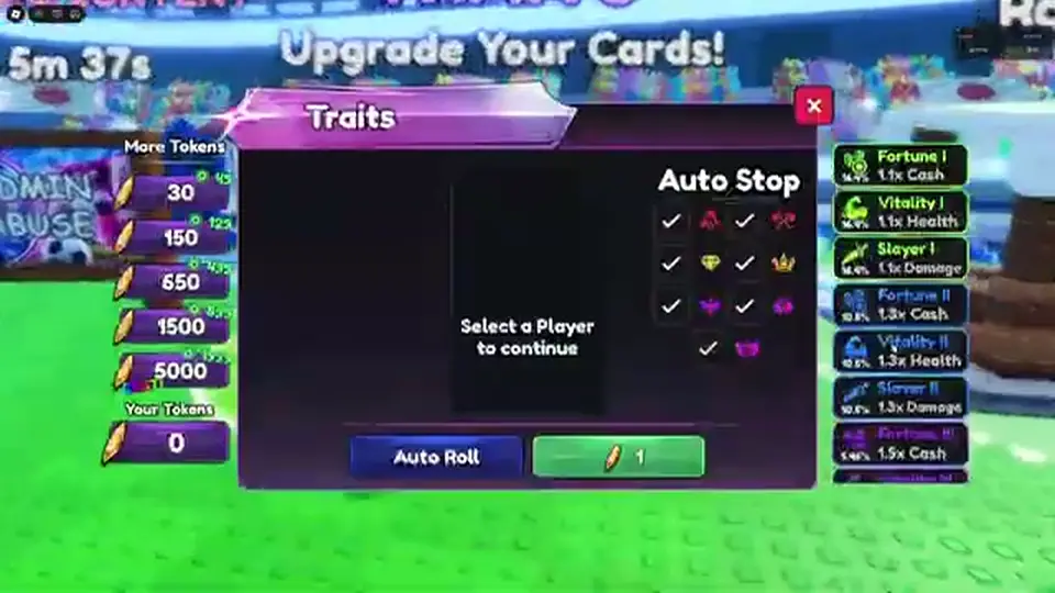Blue Lock Farm Plaza Traits panel